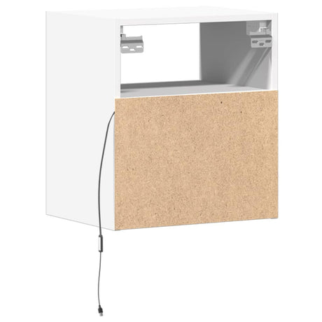 Tv Wall Cabinets With Led Lights 2 Pcs 41X31X45 Cm