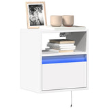 Tv Wall Cabinets With Led Lights 2 Pcs 41X31X45 Cm