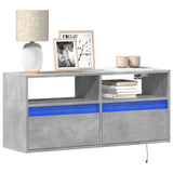 Tv Wall Cabinets With Led Lights 2 Pcs 41X31X45 Cm