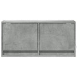 Tv Wall Cabinet With Led Lights 80X31X35 Cm