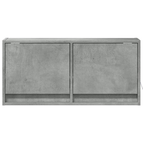 Tv Wall Cabinet With Led Lights 80X31X35 Cm