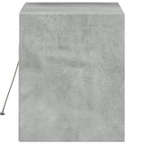 Tv Wall Cabinet With Led Lights 80X31X35 Cm