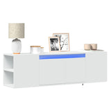 Tv Wall Cabinet With Led 180X31X39.5 Cm