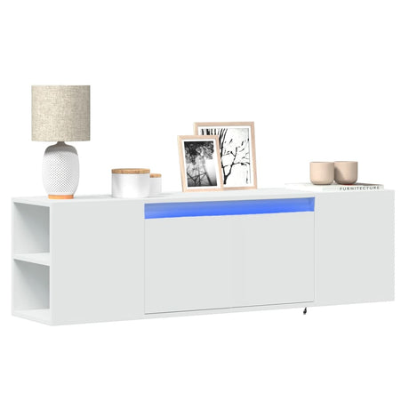 Tv Wall Cabinet With Led 180X31X39.5 Cm