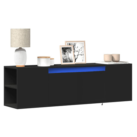 Tv Wall Cabinet With Led 180X31X39.5 Cm