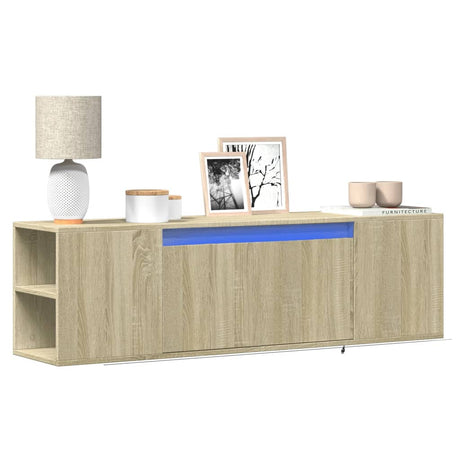 Tv Wall Cabinet With Led 180X31X39.5 Cm