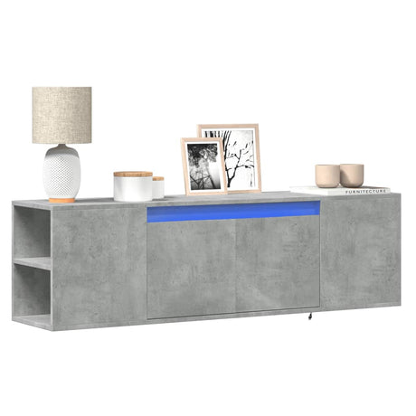 Tv Wall Cabinet With Led 180X31X39.5 Cm