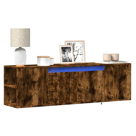 Tv Wall Cabinet With Led 180X31X39.5 Cm