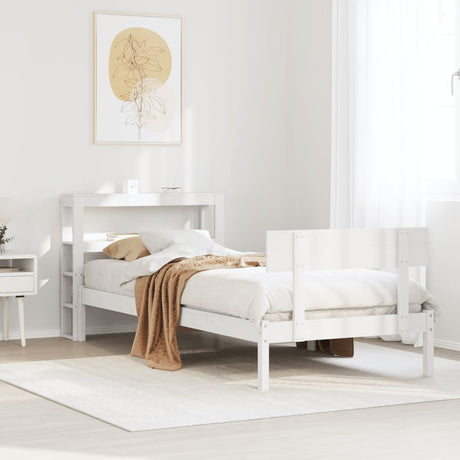 Bed Frame Without Mattress Solid Wood Pine