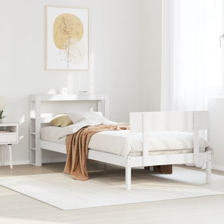 Bed Frame Without Mattress Solid Wood Pine