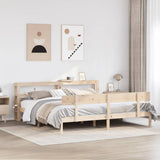Bed Frame Without Mattress Solid Wood Pine