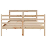 Bed Frame Without Mattress Solid Wood Pine