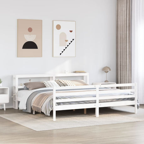 Bed Frame Without Mattress Solid Wood Pine