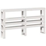 Senior Bed with Headboard without Mattress White 140x200 cm