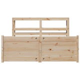 Bed Frame With Headboard Without Mattress 120X200 Cm