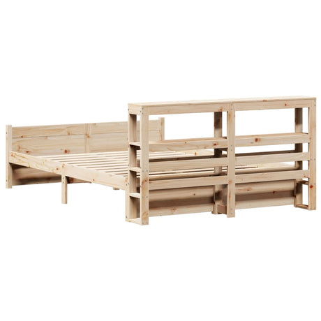 Bed Frame With Headboard Without Mattress 120X200 Cm