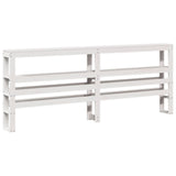 Bed Frame With Headboard Without Mattress White 140X200 Cm