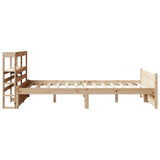 Bed Frame With Headboard Without Mattress 150X200 Cm King Size