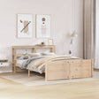 Bed Frame With Headboard Without Mattress 150X200 Cm King Size