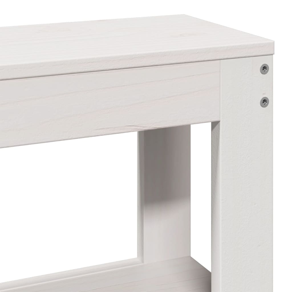 Bed Frame With Headboard Without Mattress White 150X200 Cm King Size