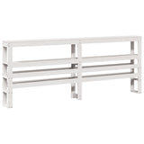 Bed Frame With Headboard Without Mattress White 160X200 Cm