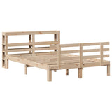 Bed Frame With Headboard Without Mattress 120X200 Cm