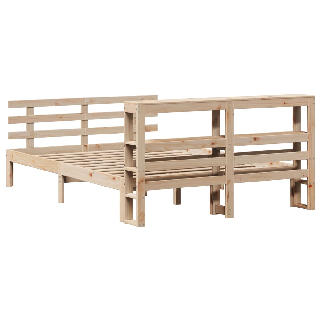 Bed Frame With Headboard Without Mattress 120X200 Cm