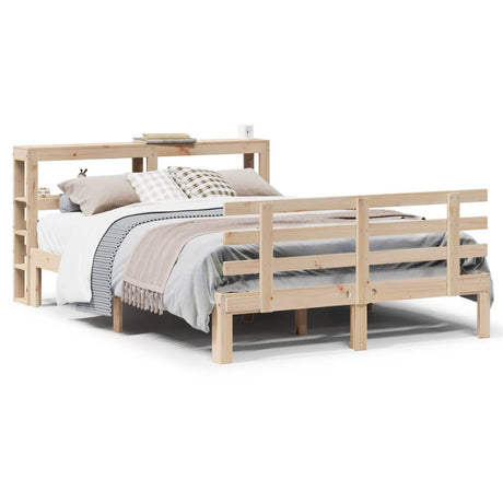 Bed Frame With Headboard Without Mattress 150X200 Cm King Size