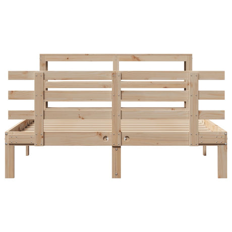 Bed Frame With Headboard Without Mattress 150X200 Cm King Size