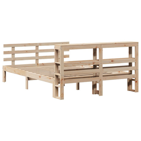 Bed Frame With Headboard Without Mattress 150X200 Cm King Size