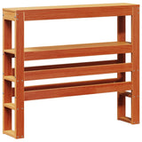 Bed Frame With Headboard Without Mattress Wax Brown 90X200 Cm