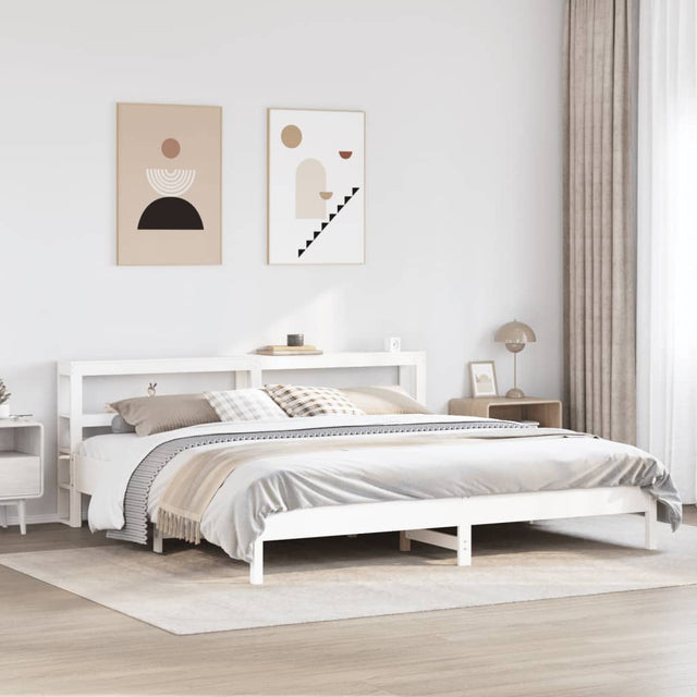 Bed Frame Without Mattress Solid Wood Pine