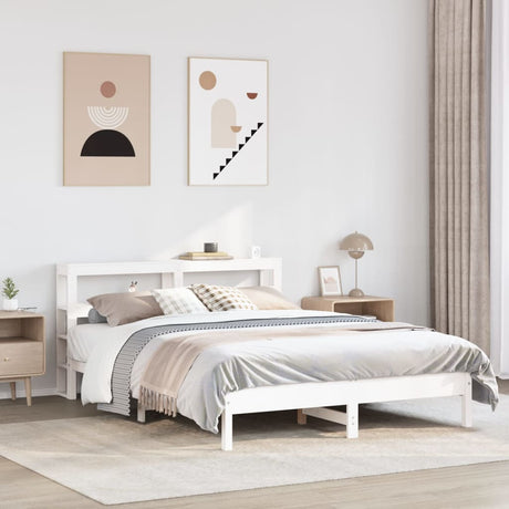 Bed Frame Without Mattress Solid Wood Pine