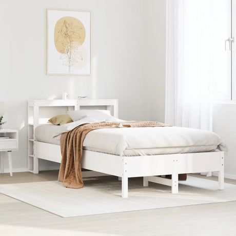 Bed Frame Without Mattress Solid Wood Pine
