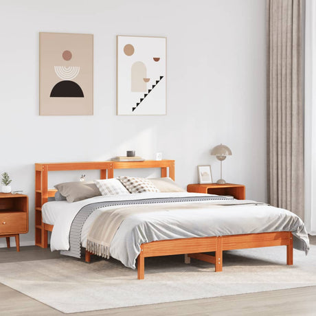 Bed Frame Without Mattress Solid Wood Pine