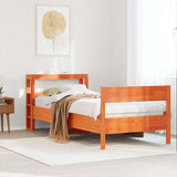 Bed Frame Without Mattress Solid Wood Pine