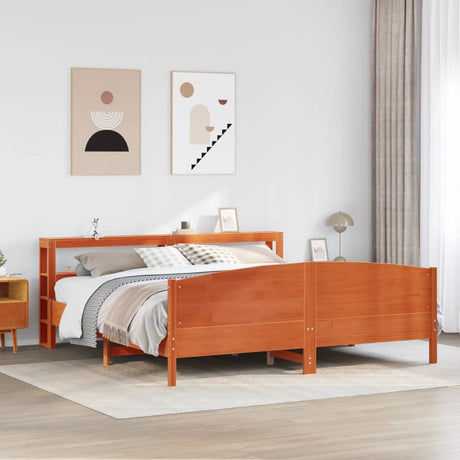 Bed Frame Without Mattress Super King Solid Wood Pine