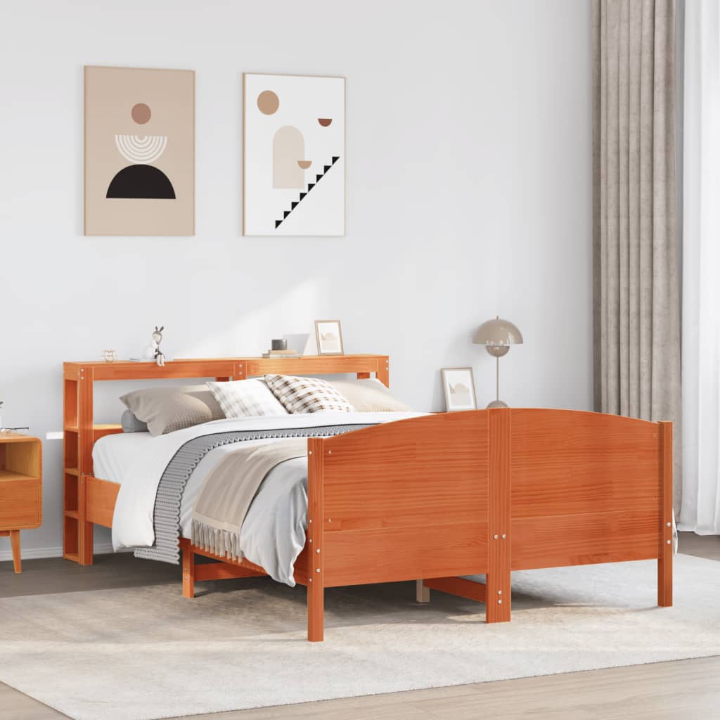 Bed Frame Without Mattress Super King Solid Wood Pine