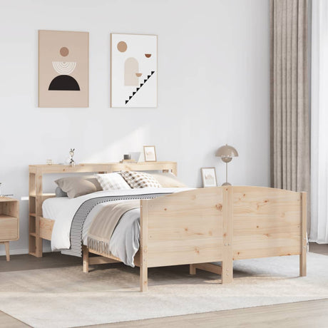Bed Frame Without Mattress Super King Solid Wood Pine