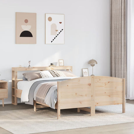 Bed Frame Without Mattress Super King Solid Wood Pine