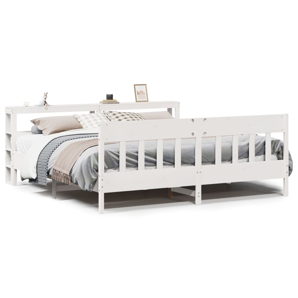 Bed Frame Without Mattress Solid Wood Pine