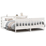 Bed Frame Without Mattress Solid Wood Pine