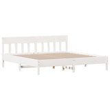 Bed Frame Without Mattress Solid Wood Pine