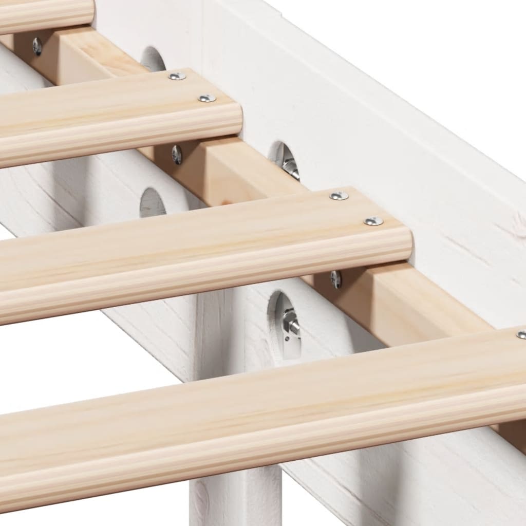 Bed Frame Without Mattress Solid Wood Pine