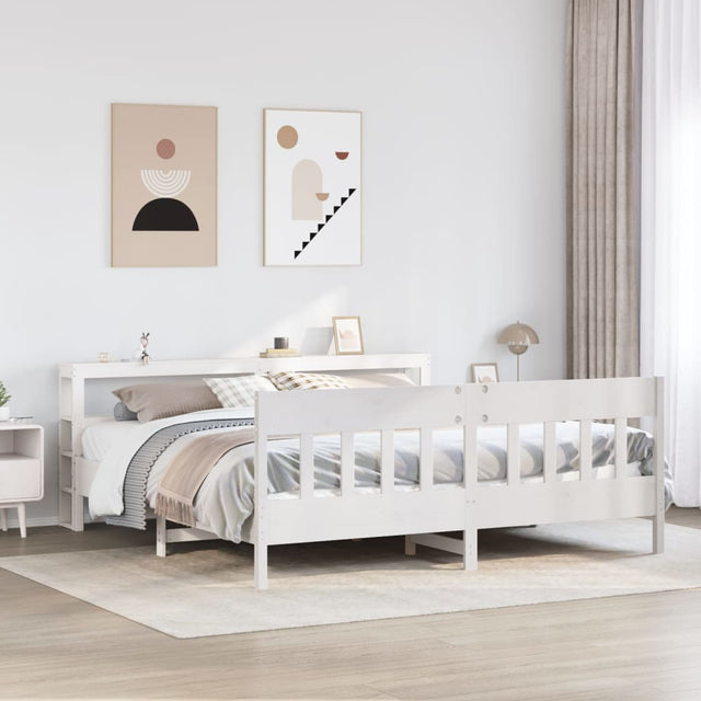 Bed Frame Without Mattress Solid Wood Pine