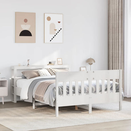 Bed Frame Without Mattress Solid Wood Pine