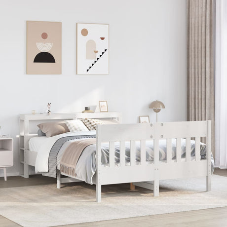 Bed Frame Without Mattress Solid Wood Pine