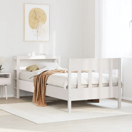 Bed Frame Without Mattress Solid Wood Pine