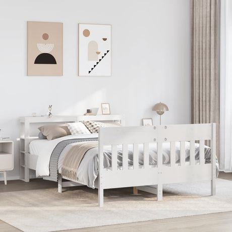 Bed Frame Without Mattress Solid Wood Pine