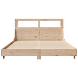 Bed Frame without Mattress 120x200 cm Solid Wood Pine